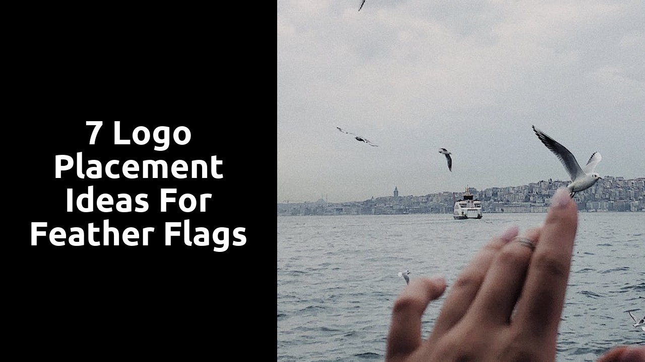 7 Logo Placement Ideas for Feather Flags