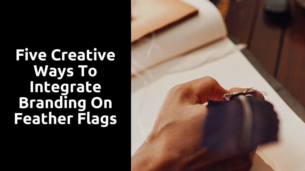 Five Creative Ways to Integrate Branding on Feather Flags