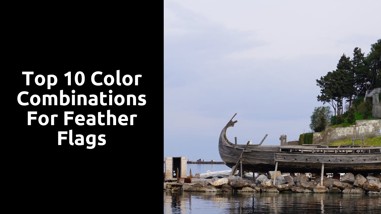 Top 10 Color Combinations for Feather Flags