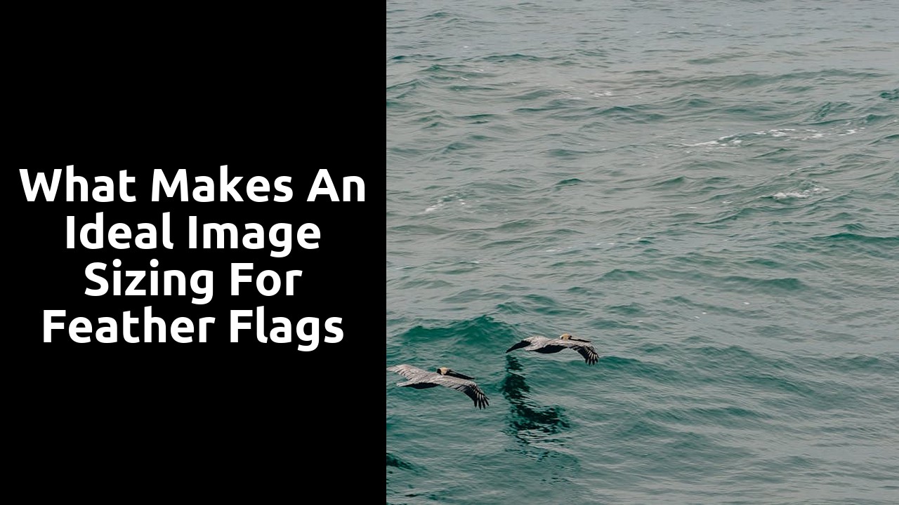 What Makes an Ideal Image Sizing for Feather Flags