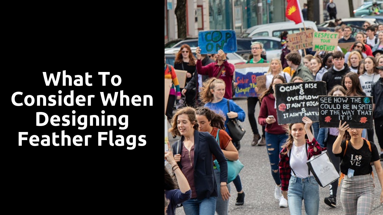 What to Consider When Designing Feather Flags